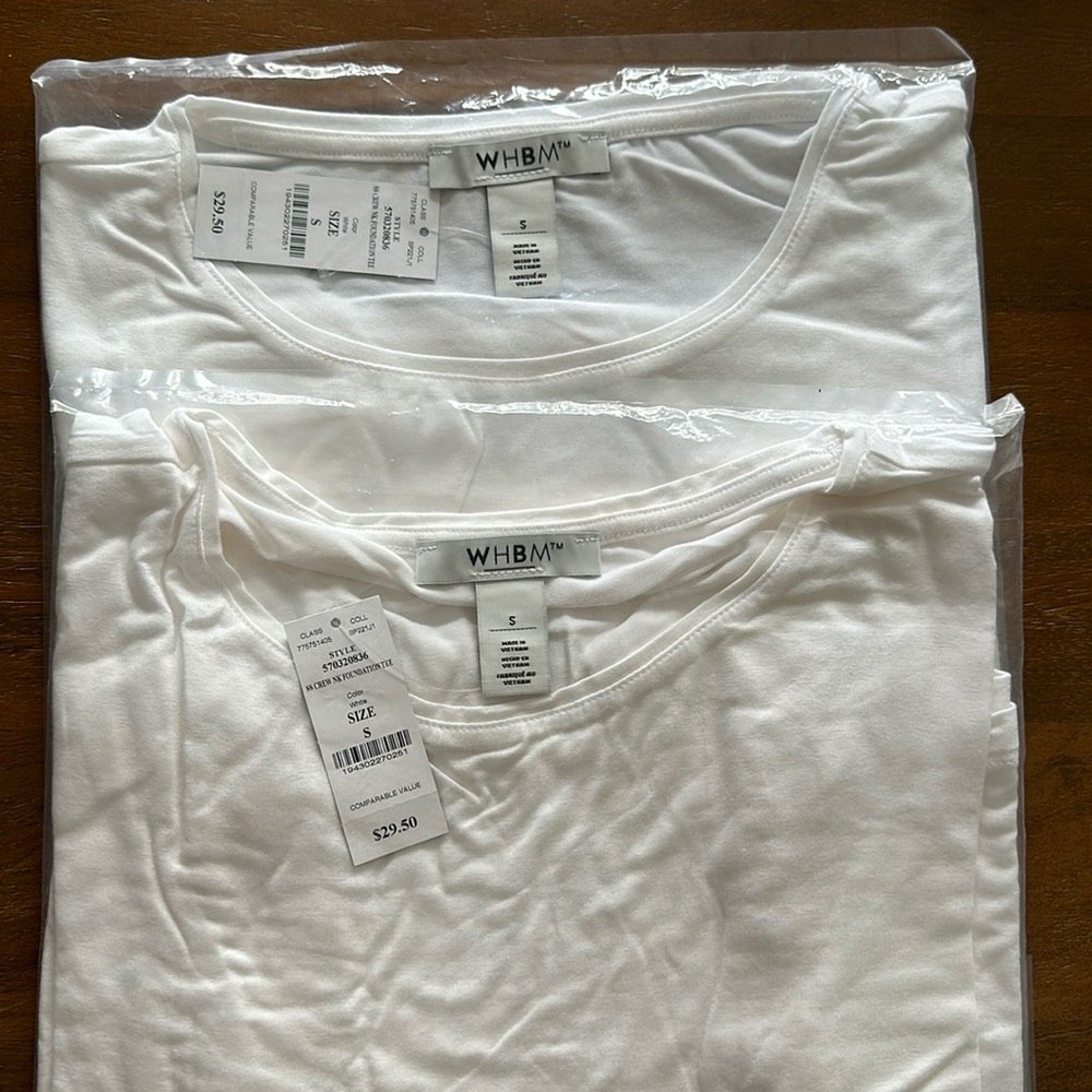 Perfect white tee (2 of them)